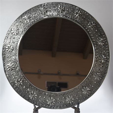 Punched Tin Mirror