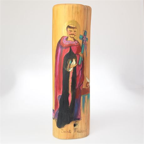 Saint Francis Altar Candle Holder