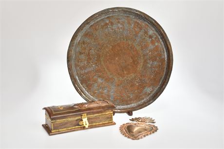 Hammered Copper Tray