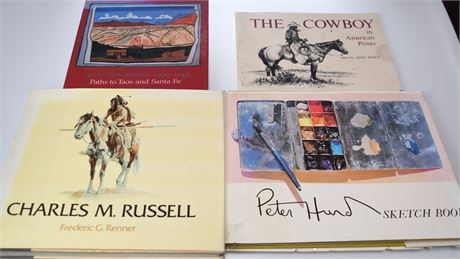 Peter Hurd and Charles Russell Art Books