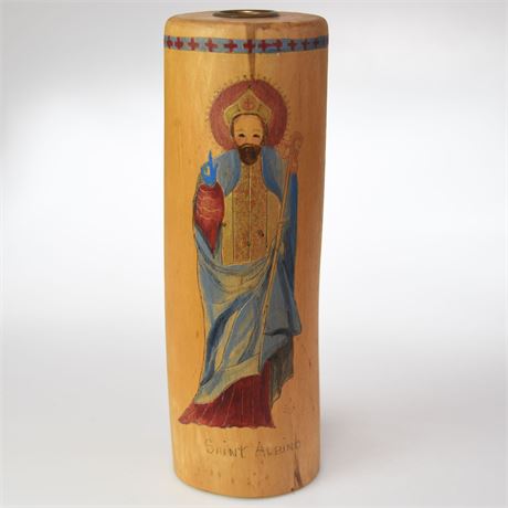 Saint Albino Altar Candle Holder