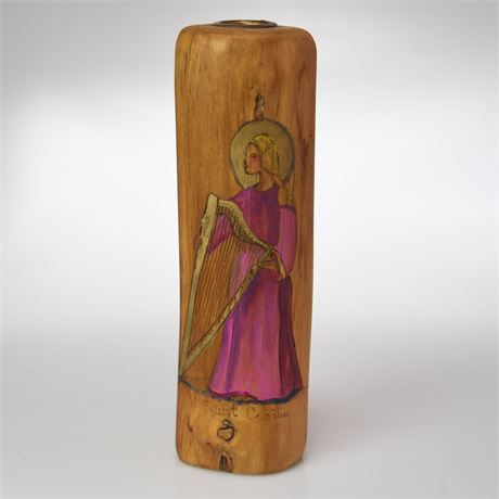 Saint Cecilia Altar Candle Holder