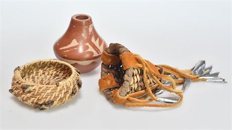 Native American Baskets & Pottery