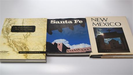 Three Coffee Table New Mexico Books