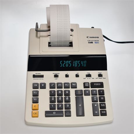 Canon Desktop Calculator with Print Feature