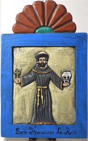 Hand Crafted and Painted St. Francisco de Asis