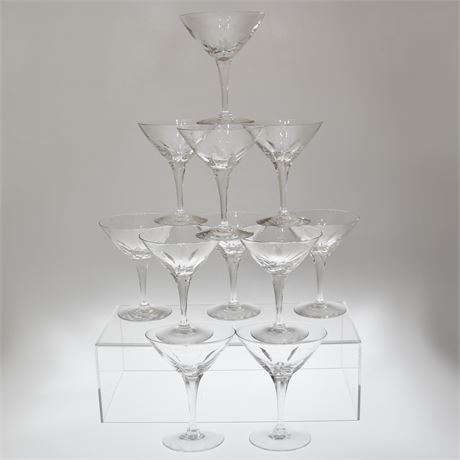 Tiffin Martini Glasses