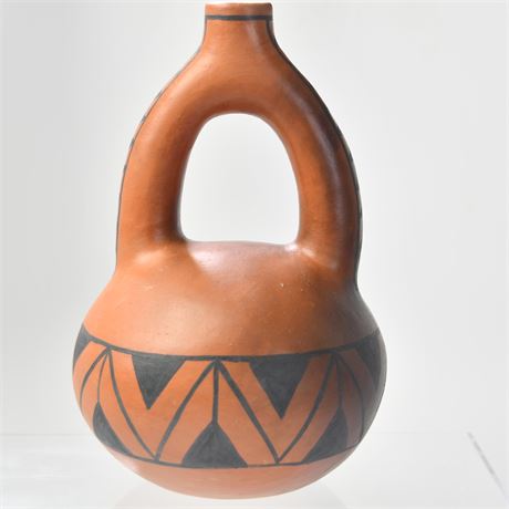 Polacca Signed Redware Pot