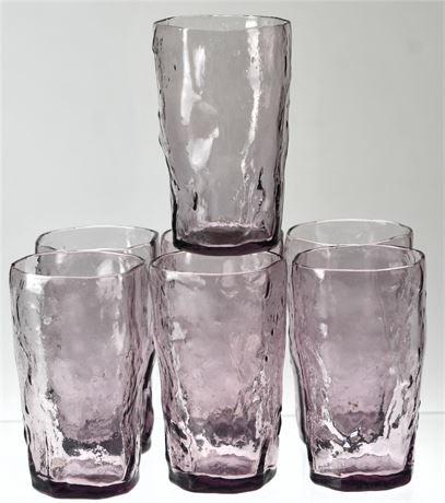 Purple Seneca Driftwood Juice Glasses