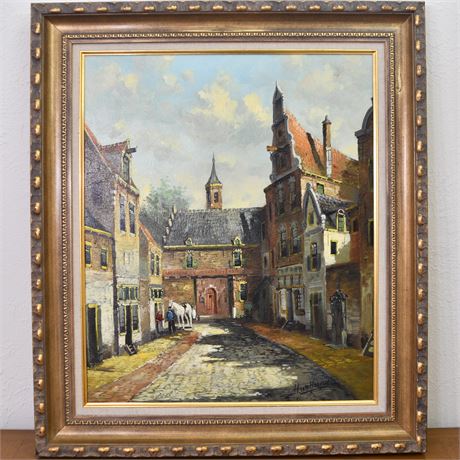 Hendrick Ten Hoeven Original Oil on Canvas