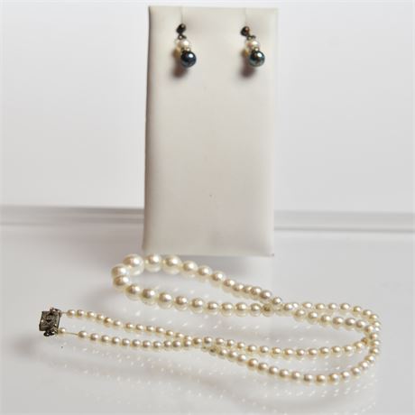 17" Graduated Freshwater Pearl Necklace