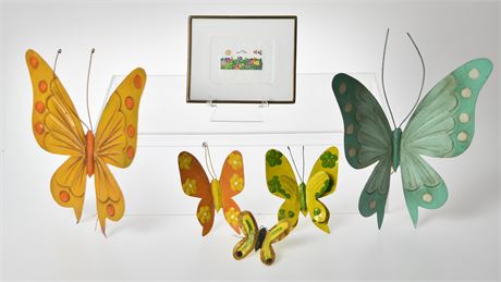 Pressed Tin Butterflies and More