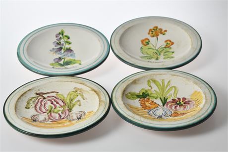 Set of 4 8" Italian Plates