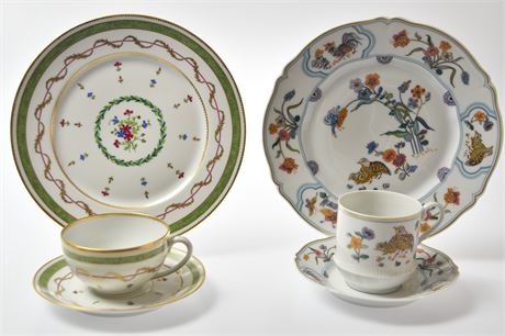 Pair of Haviland Limoges Luncheon Place Settings