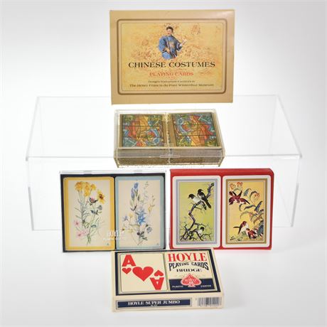 Four Sets of Vintage Playing Cards