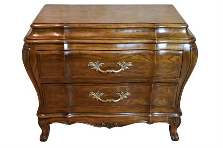 Karges Walnut Bombé  Chest