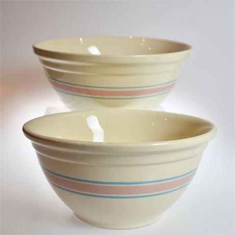 Pair of McCoy Nelson Mixing Bowls