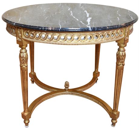 Henredon Marble Top Entry Table