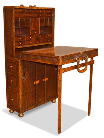 Maitland Smith Steamer Trunk Murphy Desk