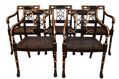 Maitland Smith Empire Regency Dining Set