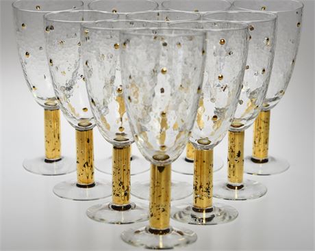 SMYERS “MOROCCO GOLD” GLASS