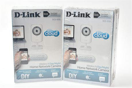 Pair of D-Link Home Network Cameras