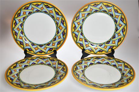 Franco Mari Geo Judith Deruta 11" Plates