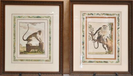 Pair of Framed 18th C. French Engravings