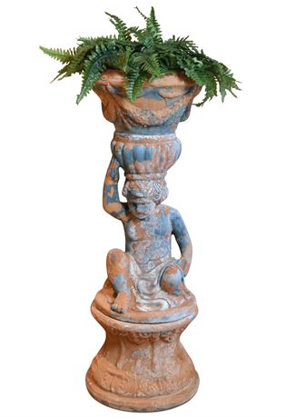 Antique Terracotta Garden Planter