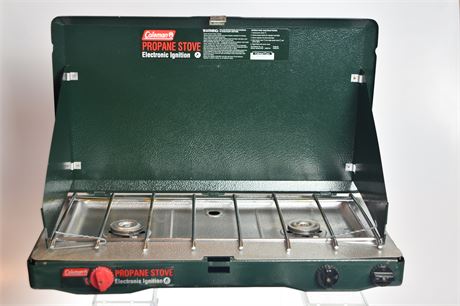 Coleman Propane Stove with Twelve Propane Tanks