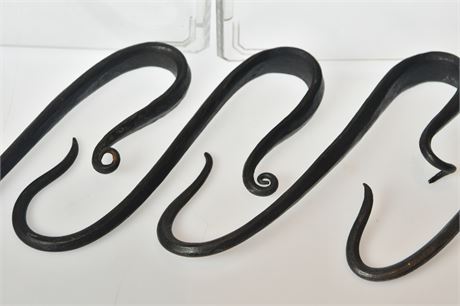 Hand Forged Wrought Iron Hooks