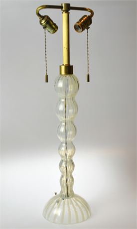 DONGHIA JOHN HUTTON DESIGNER GLASS LAMP