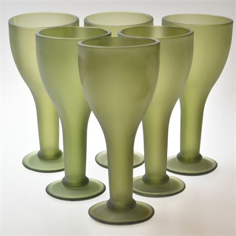 6 Frosted Goblets