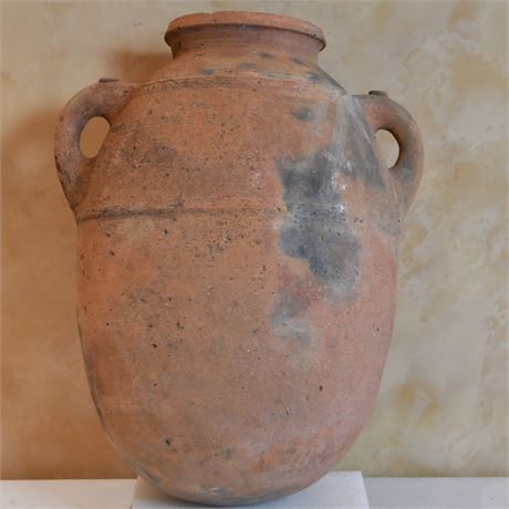 2 Handled Terracotta Vessel