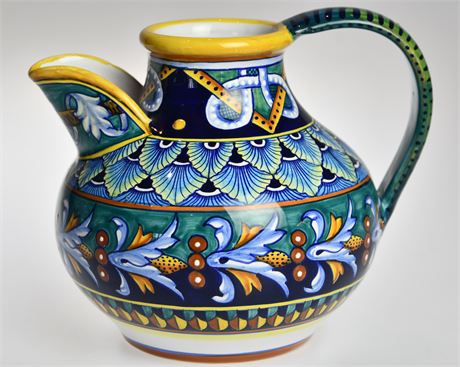 Franco Mari Geo Judith Deruta 7" Pitcher