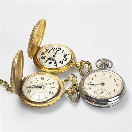 Three Pocket Watches