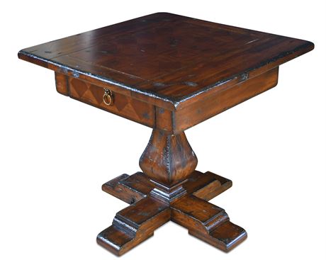 Old World, Occasional Chairside Accent Table