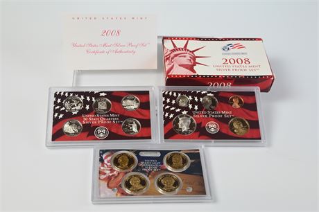 2008 Silver United States 14 Coin Proof Set
