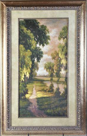 Handsomely Framed Landscape