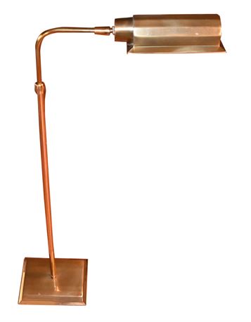 Adjustable Brass Floor Lamp