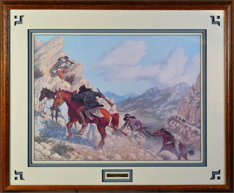 Limited Edition John Hill Framed Art