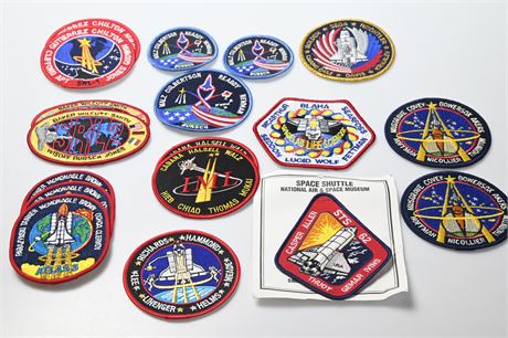 Nasa Shuttle and Space Museum Patches