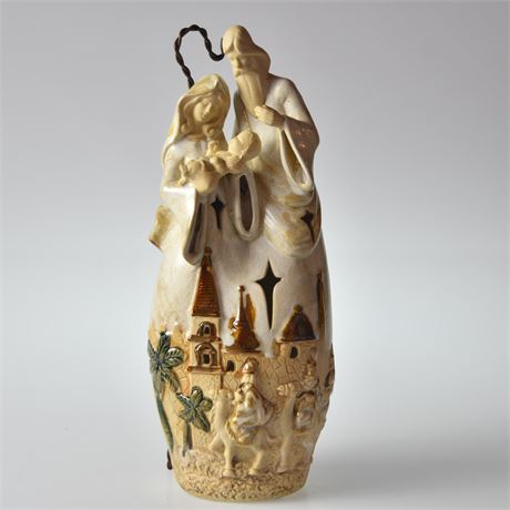 Porcelain Nativity Votive