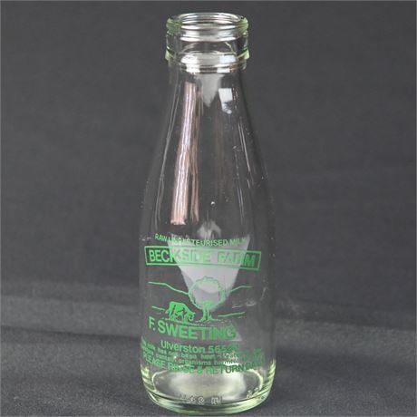 Beckside Farm Milk Bottle