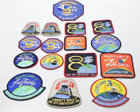 Project Mercury Nasa Patches