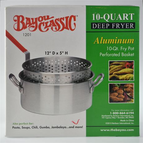 Bayou Classic 10 Qt Deep Fryer