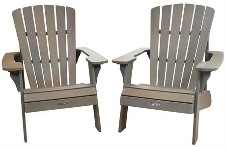 Pair of Lifetime Adirondack Chairs