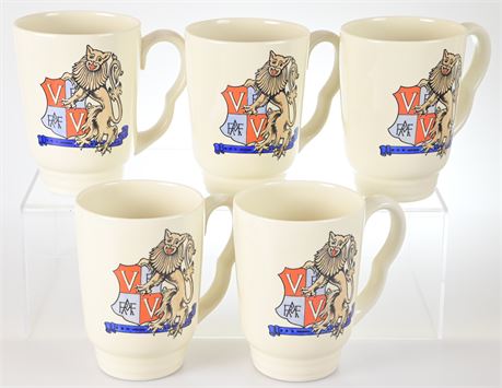 Set of Five Royal Doulton Mugs