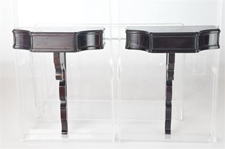 Pair Of Antique Johan Tapp Wall Shelves