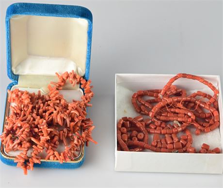 Two Coral Necklaces